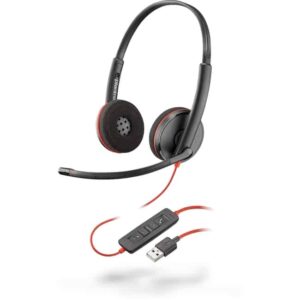 Plantronics Blackwire Duo C3220-A (replaces C320-M) USB Headset